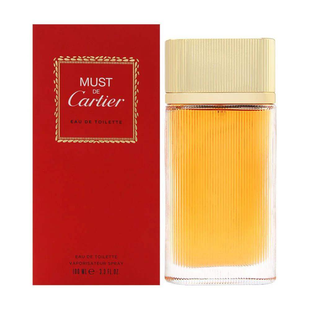 Cartier Must de Cartier Eau de Toilette 100ml luxury women perfume bottle in Qatar