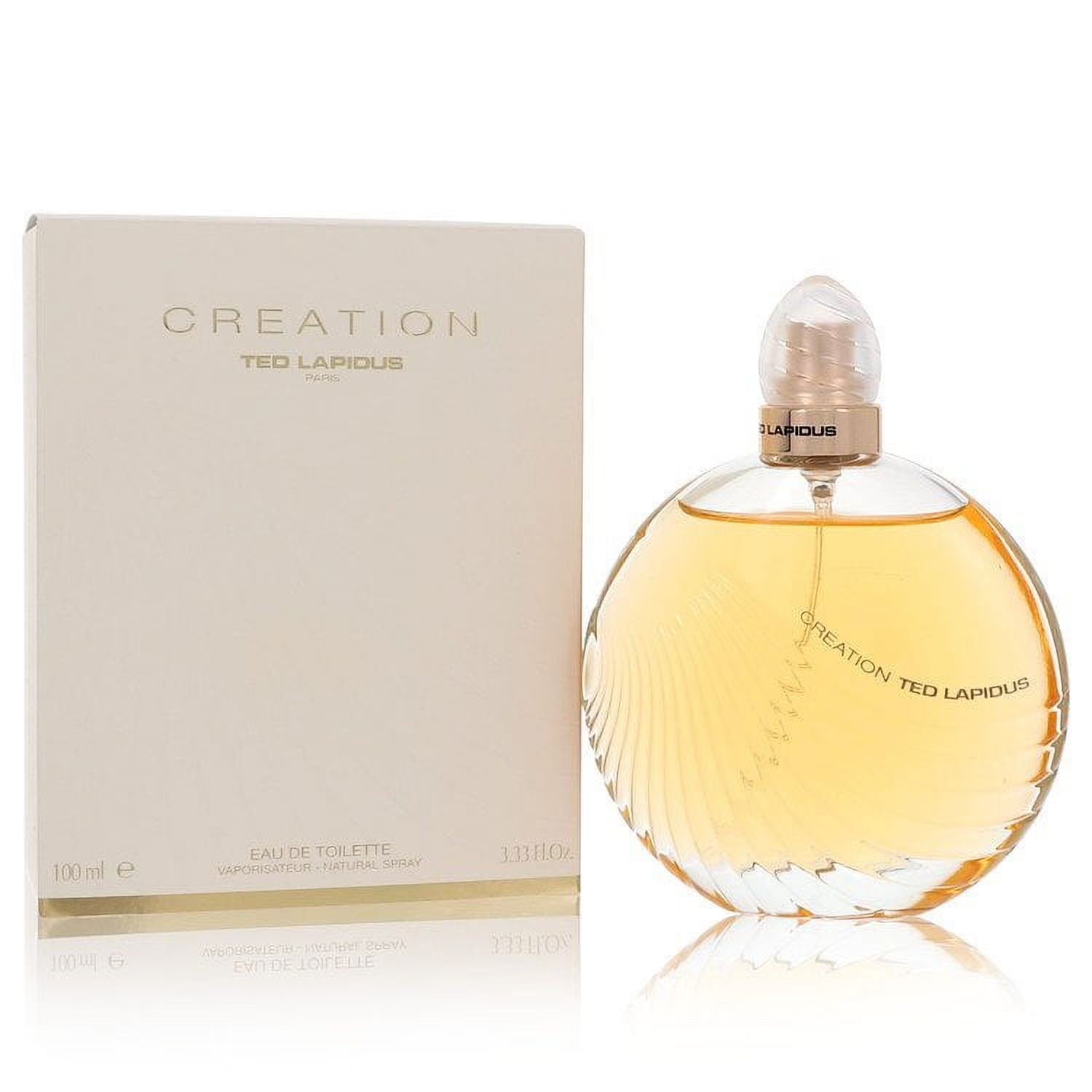 Ted Lapidus Creation perfume bottle and packaging on a white background